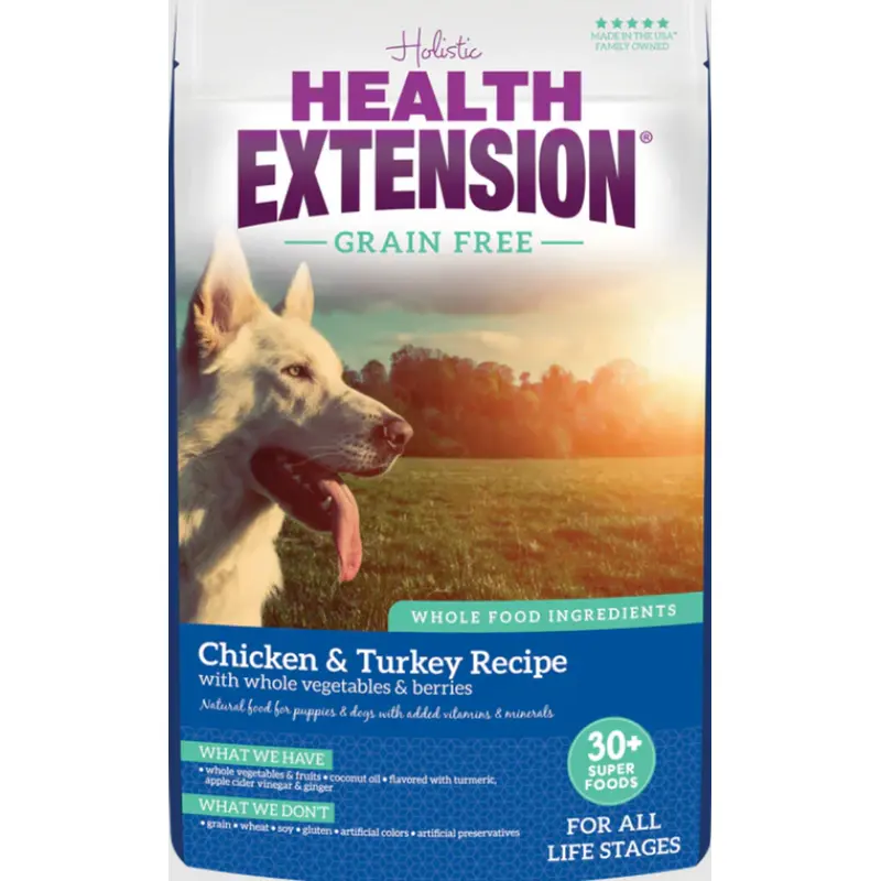 Health Extension Grain Free Chicken and Turkey Dry Dog Food