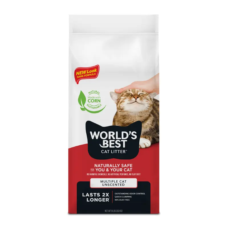 World's Best Cat Litter Multiple Cat Formula, 8lb Bag