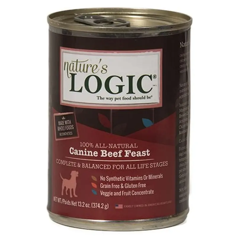 Nature's Logic Canine Grain Free Beef Feast Canned Dog Food