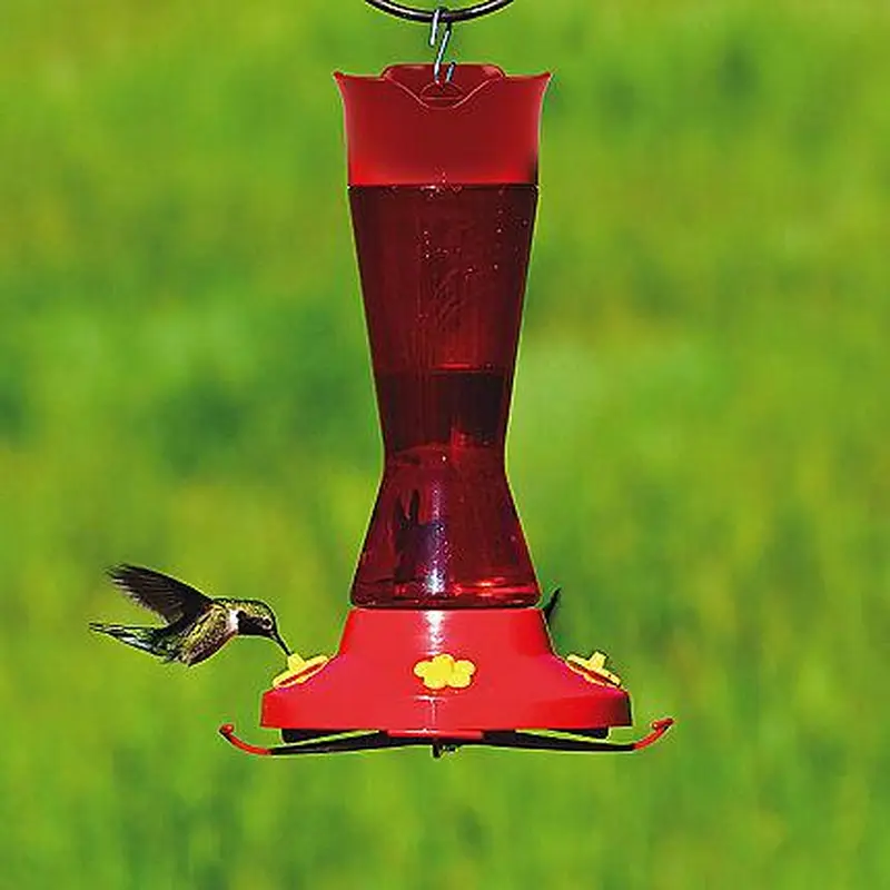 Perky-Pet Pinch Waist Plastic Hummingbird Feeder - 16 oz Nectar Capacity