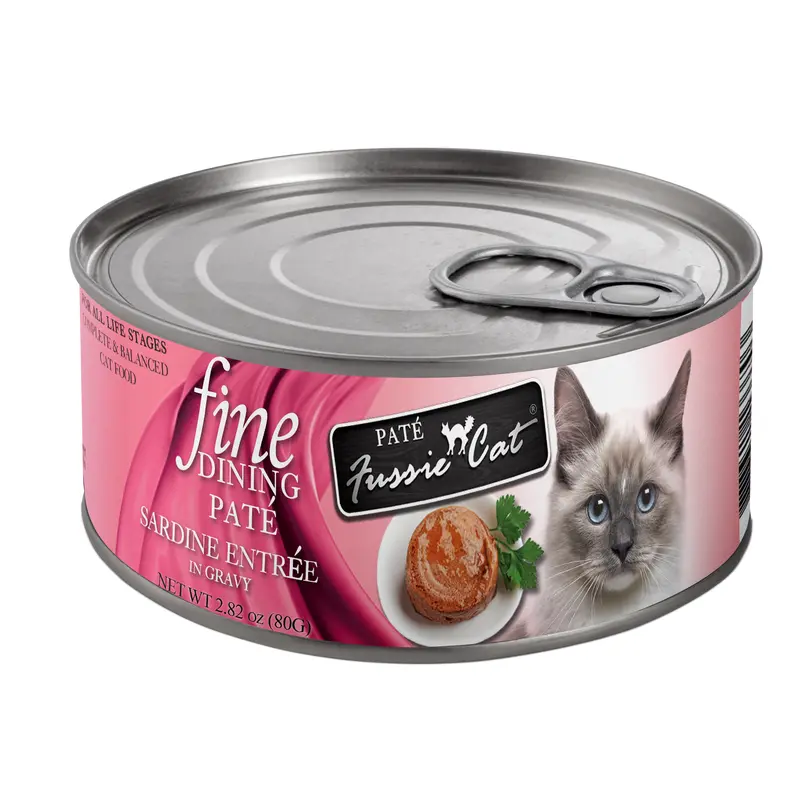 Fussie Cat Fine Dining Pate Sardine Entre 2.82oz