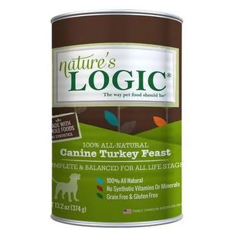 Nature's Logic Dog Can Turkey Feast 13.2 oz