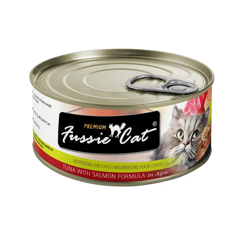 Fussie Cat Premium- Tuna With Salmon Formula In Aspic (2.82oz)