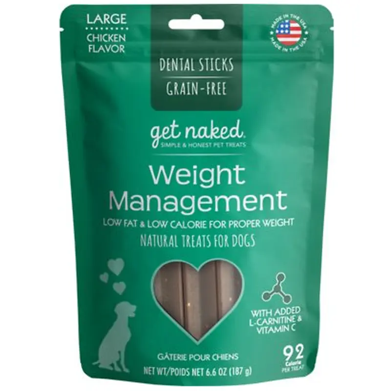 Get Naked Weight Management Dental Chew Sticks