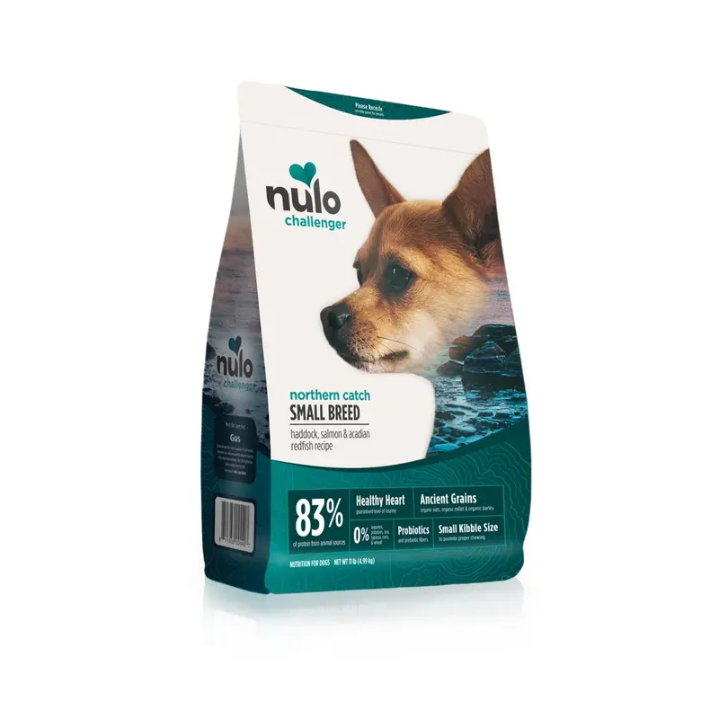 Nulo Challenger Small Breed Dry Dog Food - Haddock, Salmon & Acadian Redfish, 4.5lb Bag