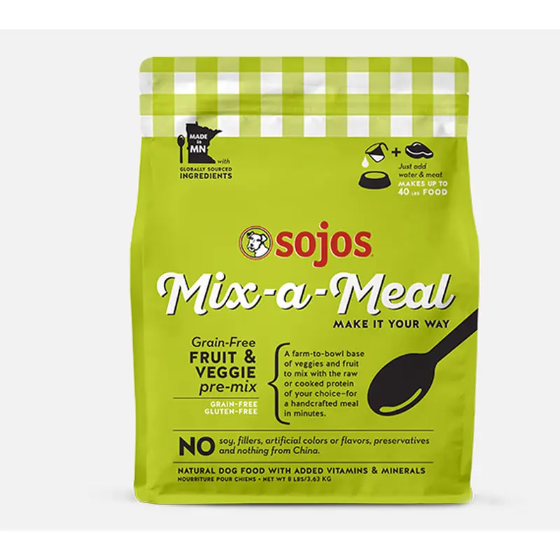 Sojos Mix-a-Meal Grain-Free Recipe Pre-Mix Dog Food Fruit & Veggie