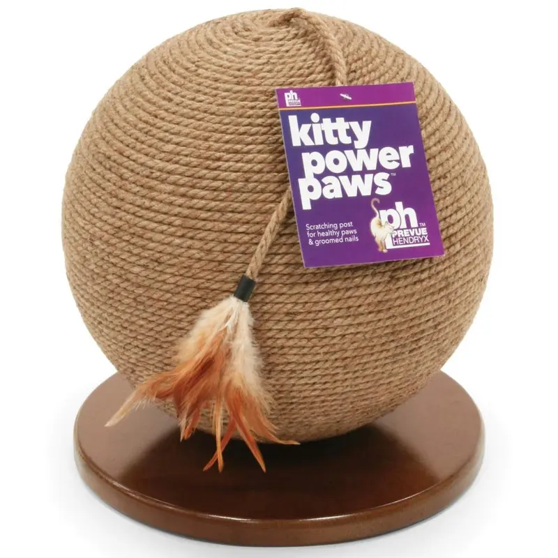 Kitty Power Paws Sphere Scratching Post 13" H