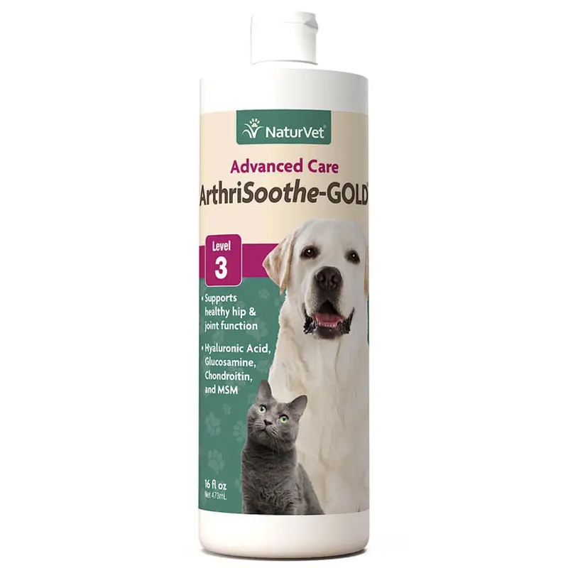 NaturVet ArthriSoothe-Gold Advanced Care Liquid Level 3