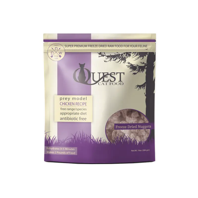 Steve's Real Food Quest Freeze Dried Cat Food 10oz Chicken