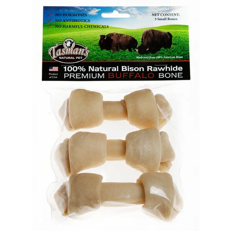 Tasmans Bison 4-5in Small Bones 3 Pack
