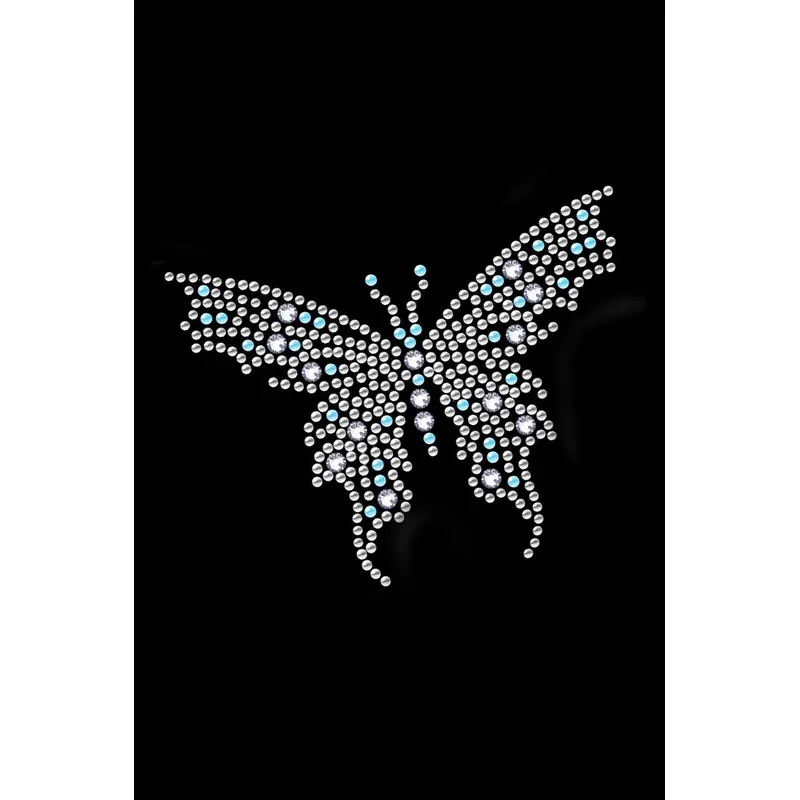 Blue Austrian crystal Butterfly - Bandannas