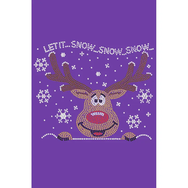 Let it Snow - Red Nose Reindeer - Bandana