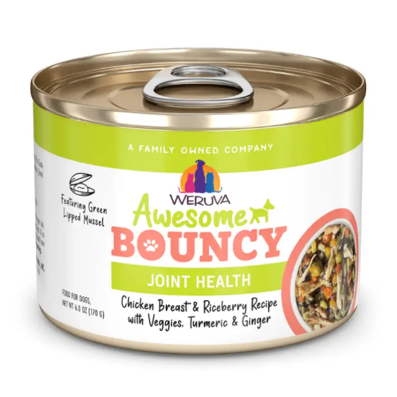 Weruva Dog Can Awesome Bouncy Chicken Veggie 6 oz