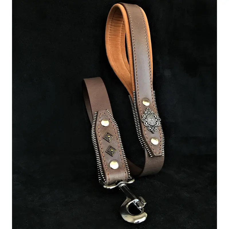 The ''Aztec'' leash GREY