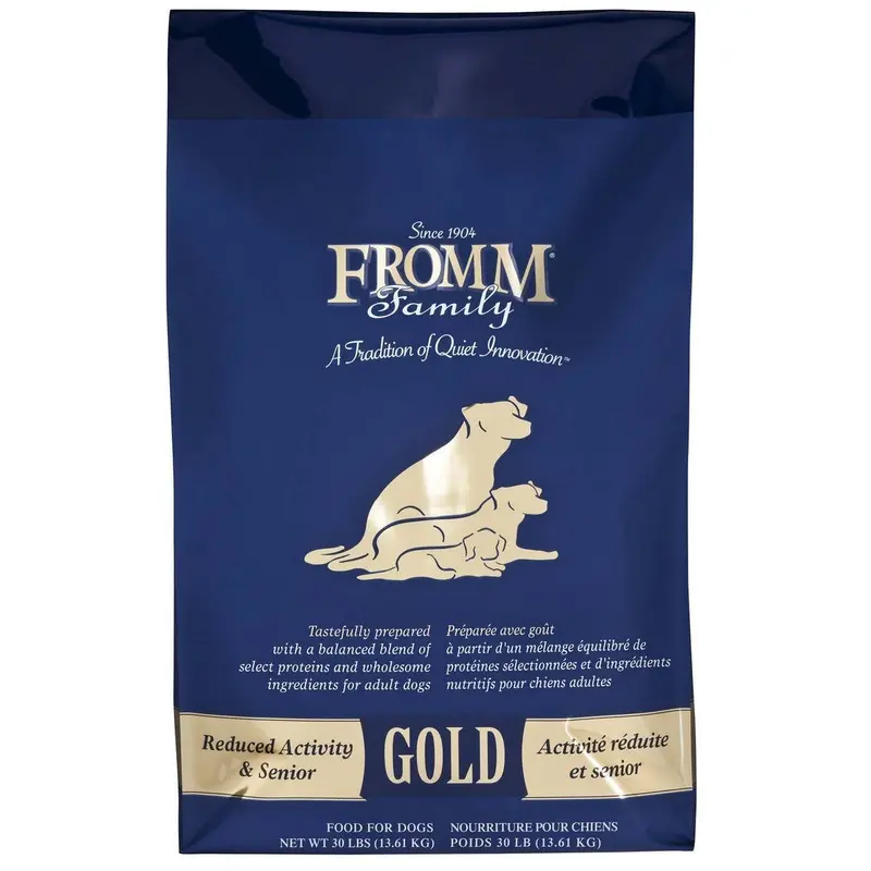 Fromm Audult Gold Reduced Activity Senior Dry Dog Food - Chicken - 30lb Bag