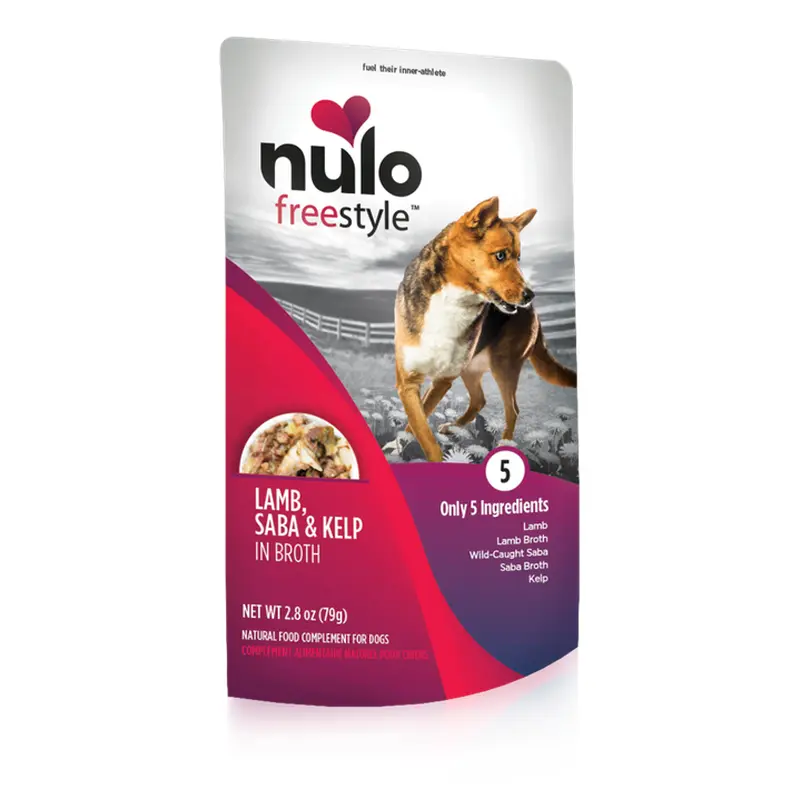 Nulo Dog Pouch Topper Lamb Saba & Kelp