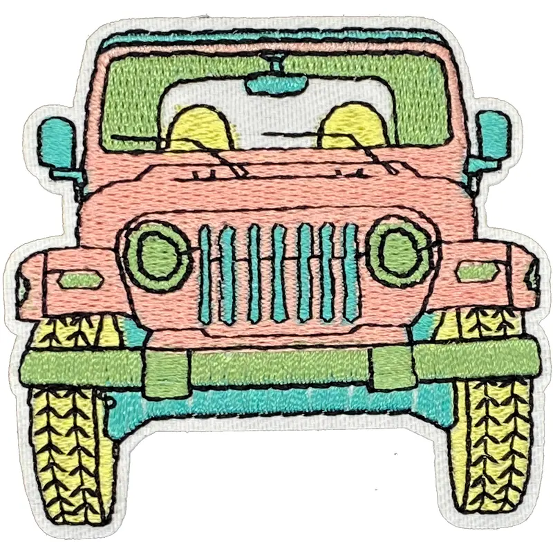 Pink Jeep  - Patch