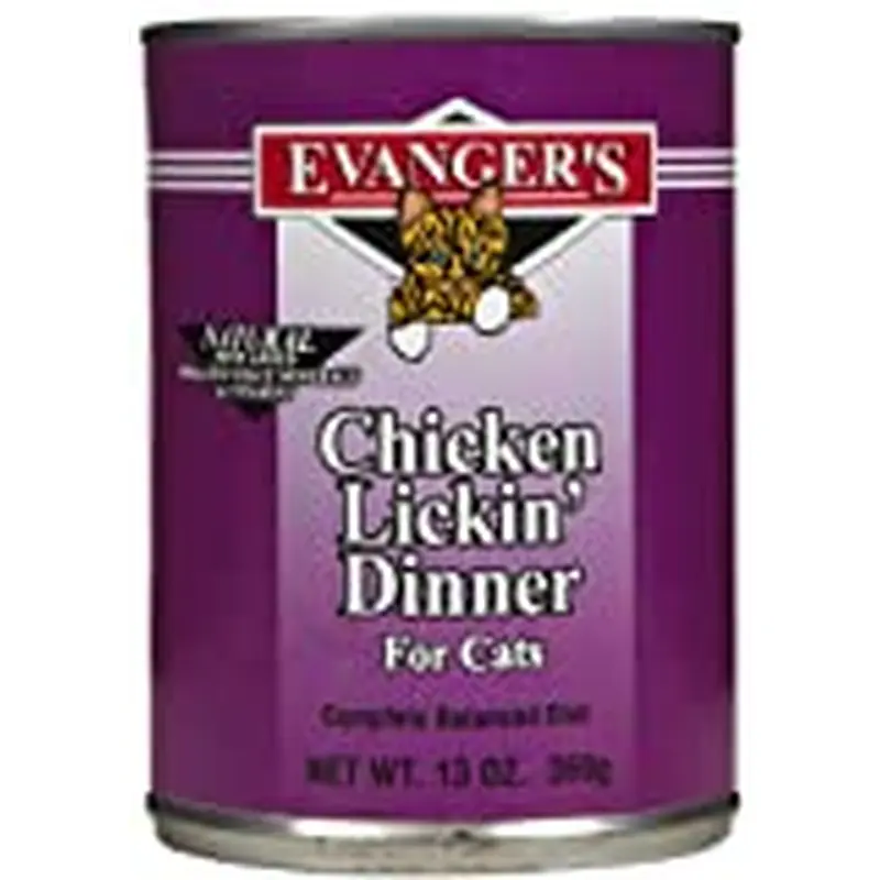 Evanger's Chicken Lickin' Wet Cat Food, 13 Oz