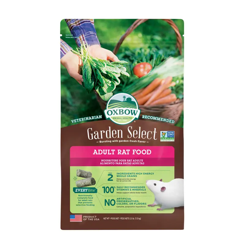 Oxbow Garden Select Adult Rat Food 2.5 Lbs