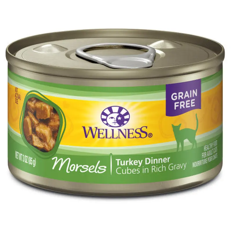 Wellness Complete Health Adult Morsels Turkey Dinner Wet Cat Food (5.5oz)