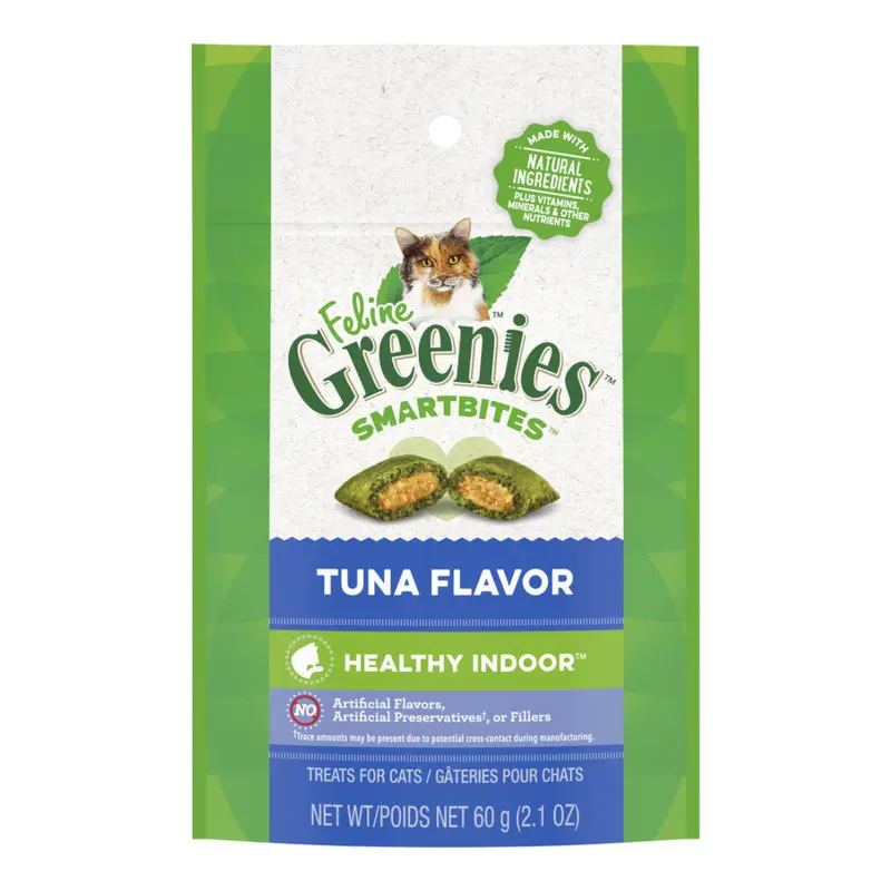Greenies Hairball Control Tuna Flavor Cat Treats 2.1oz