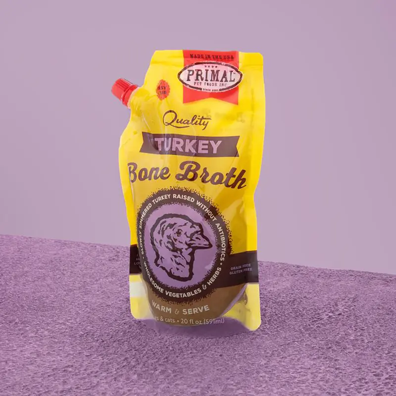 Primal Bone Broth Hydrator Turkey Formula Dog & Cat Food 20oz