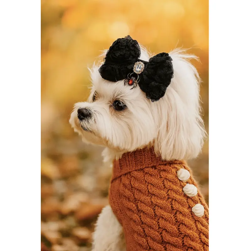 Wicked Whisper Dog Hair Bow