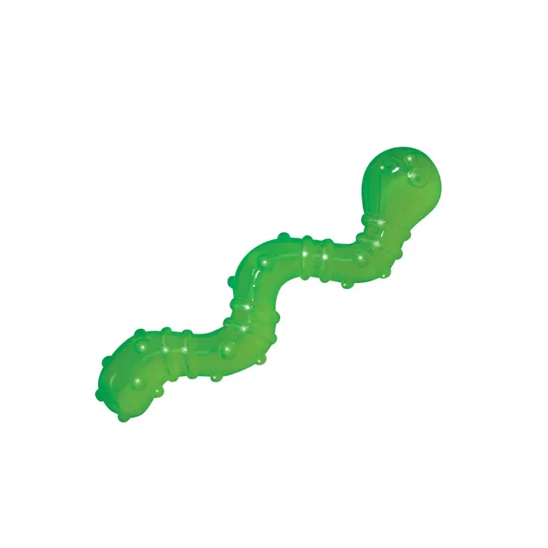 PetStages Orkakat Wiggle Worm Dental Catnip Cat Chew Toy