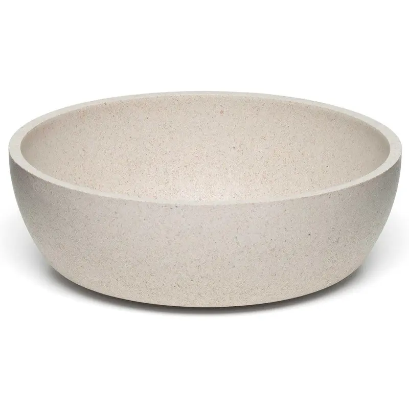 Loving Pets Dolce Bamboo Dog Bowl Oat Small