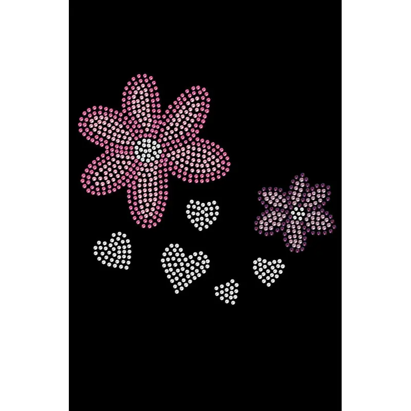 Pink & Purple Flowers - Bandanna