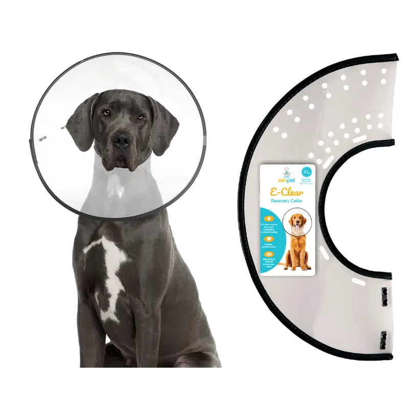 ZenPet E-Clear Plastic Recovery Collar