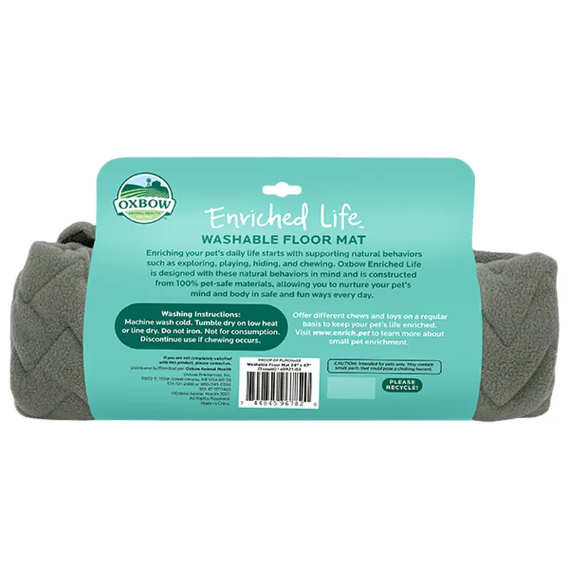 Oxbow Enriched Life Washable Floor Mat 27x14in