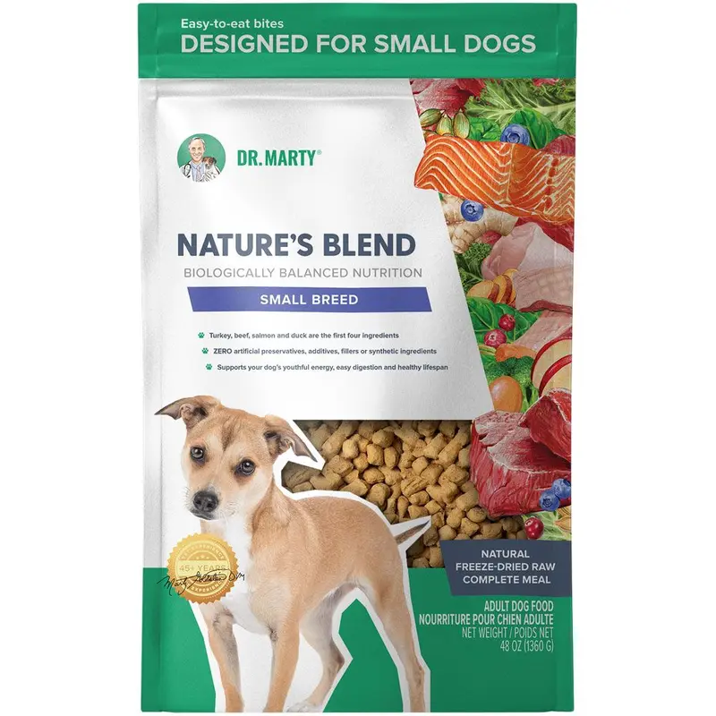 Dr. Marty Nature's Blend Freeze Dried Small Breed Dog Food 48oz