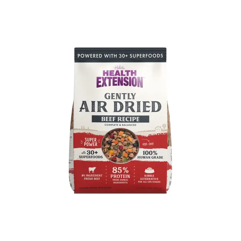 Health Extension Gently Air-Dried Dog Food Beef 2 Lb