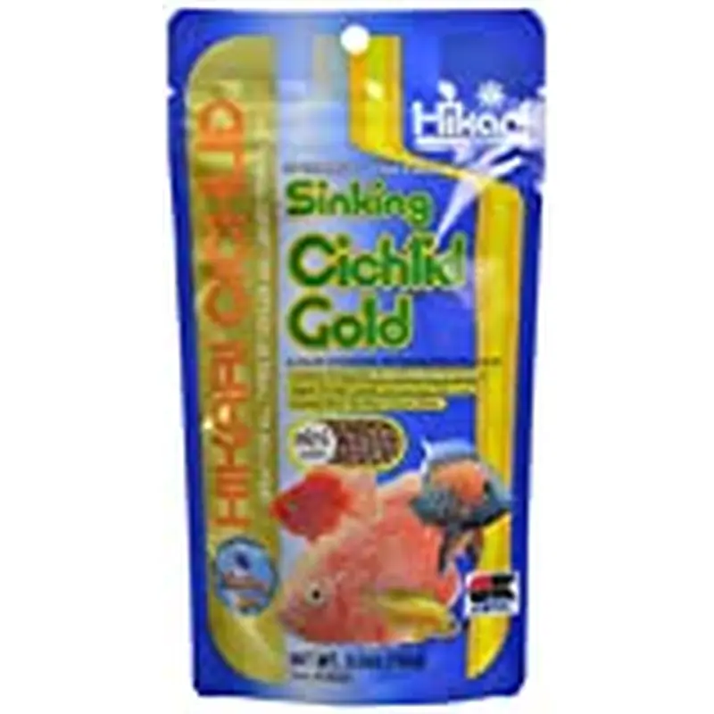 Hikari Sinking Cichlid Gold Mini Pellet Fish Food 3.5 Oz