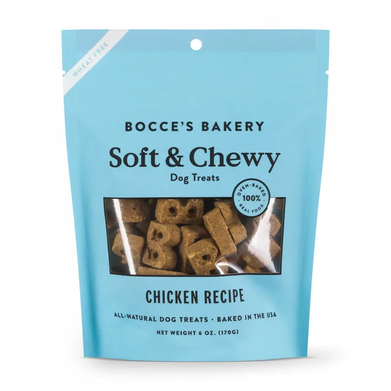 Bocce's Bakery Soft & Chewy Chicken Recipe Dog Treats