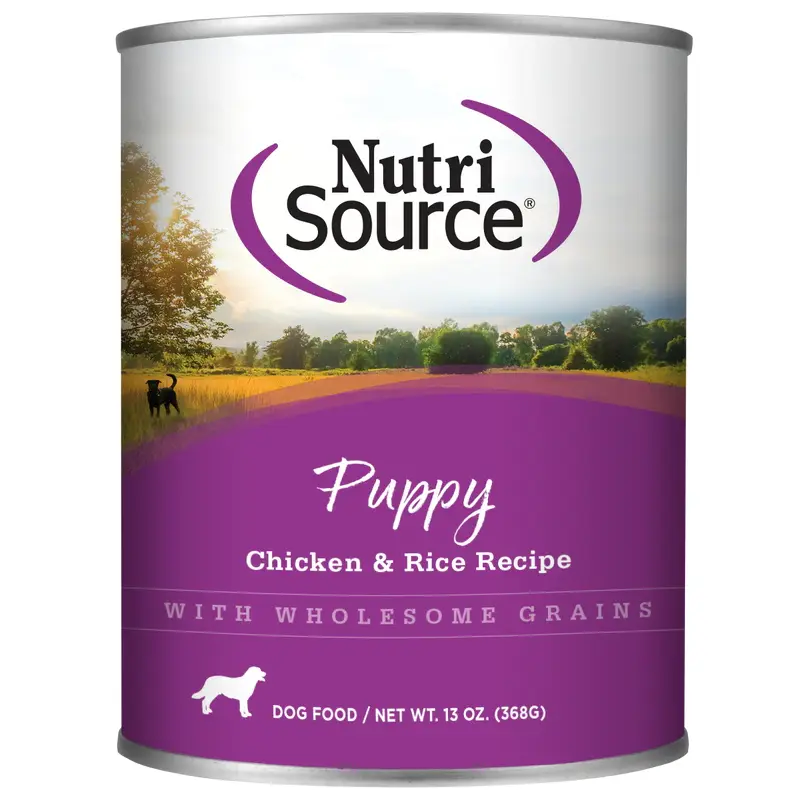 Nutri Source Puppy Chicken & Rice 12.3oz Case of 12