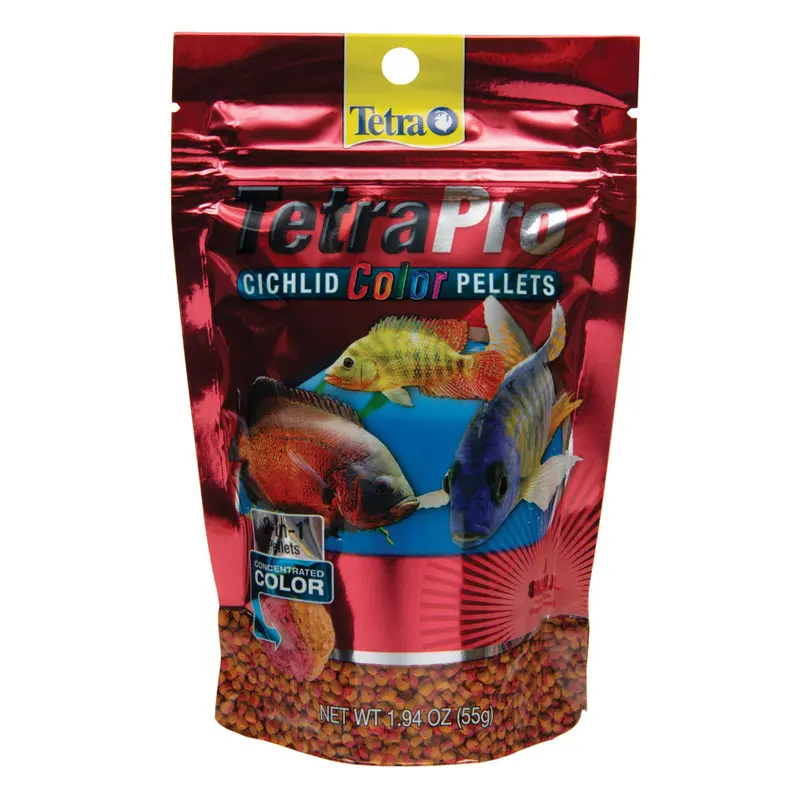 Tetra Pro Small Cichlid Color Pellet Fish Food