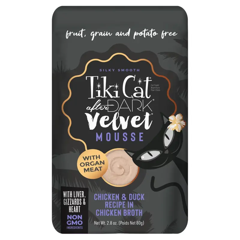 Tikicat Adult After Dark Velvet Mousse Chicken and Duck (2.8oz)