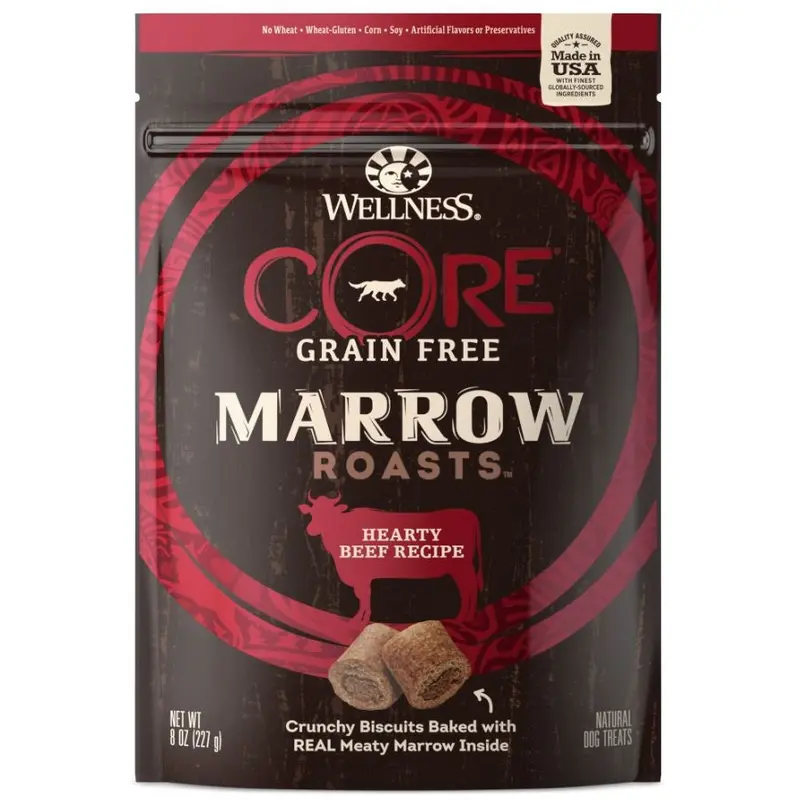 Wellness CORE Natural Grain Free Marrow Roasts Beef Recipe Dog Treats