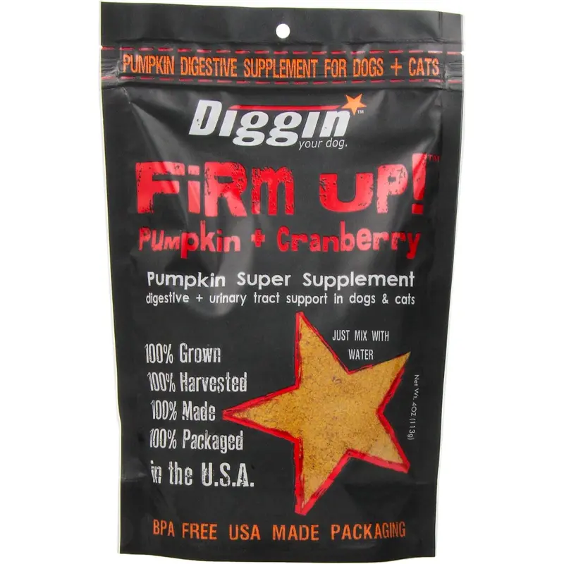 Diggin Firm Up Pumpkin + Cranberry Flakes 4 oz.
