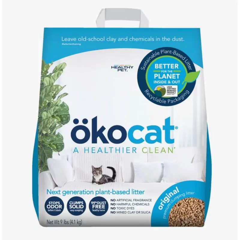 Okocat Litter Original Clumping Wood Cat Litter