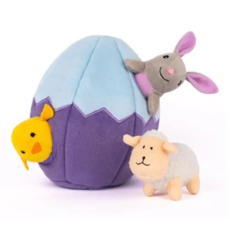 Zippy Paws Burrow Easter Egg & Friends