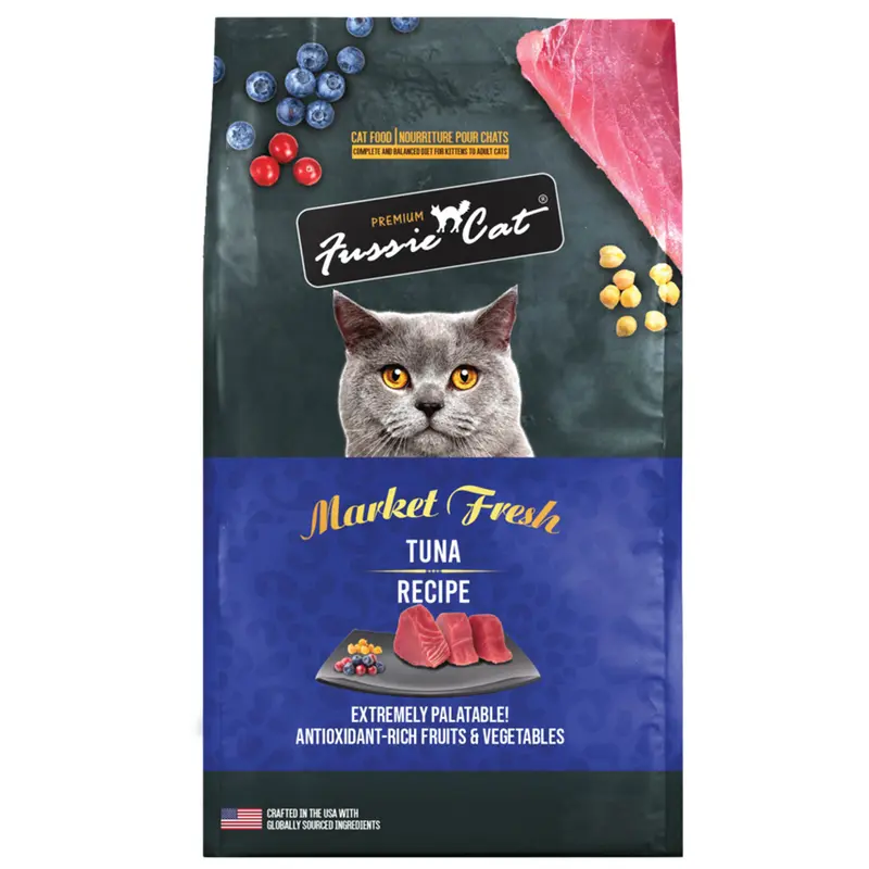 Fussie Cat Market Fresh Tuna Formula Dry Cat Food 3.5lb