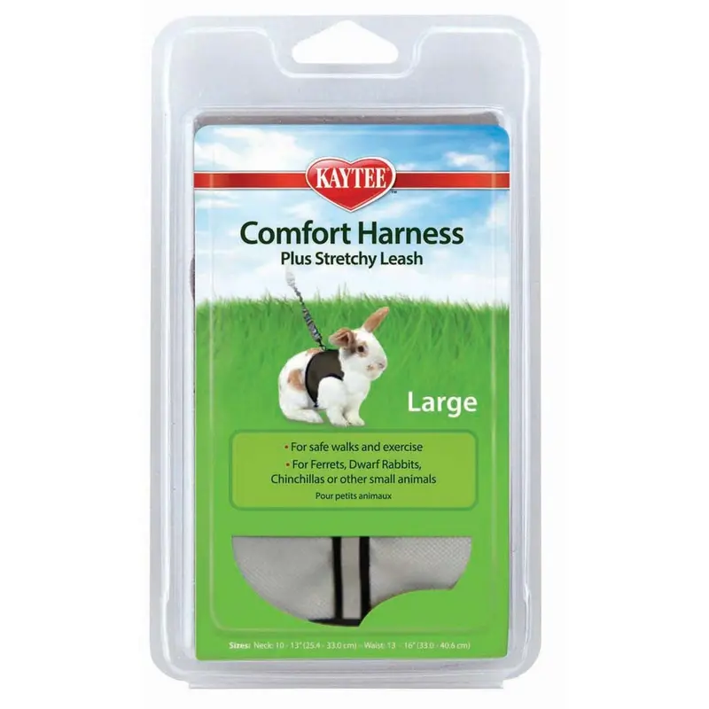 Kaytee Comfort Harness with Stretchy Leash Large