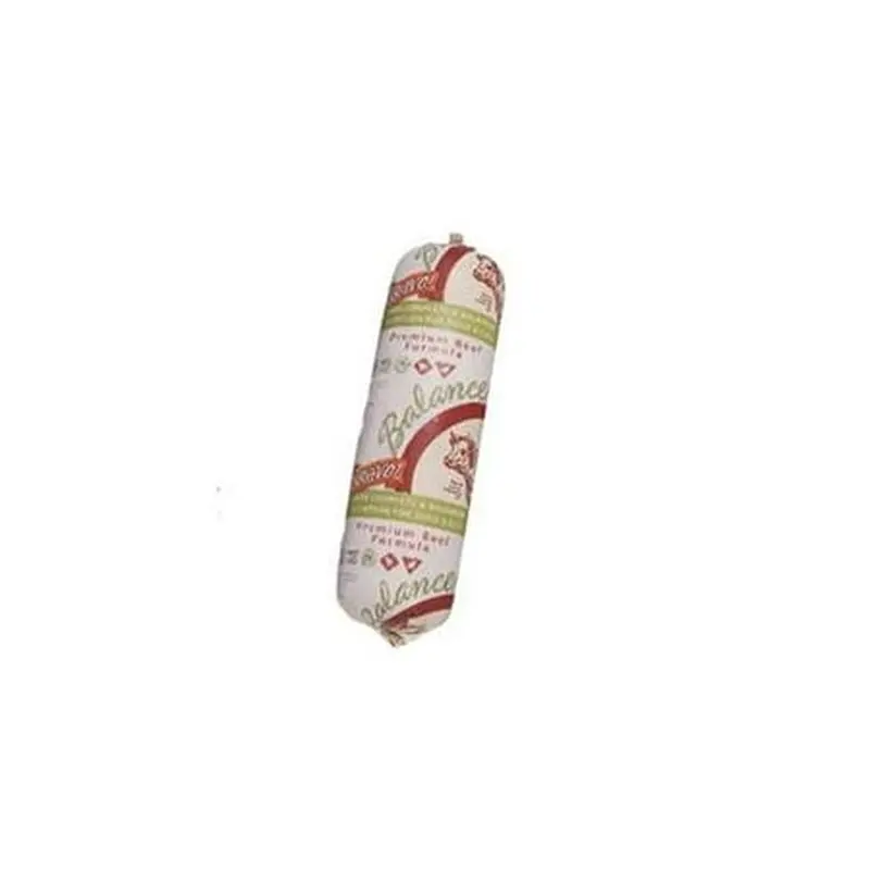 Bravo Balance Raw Beef Chub Food For Pets 2lb