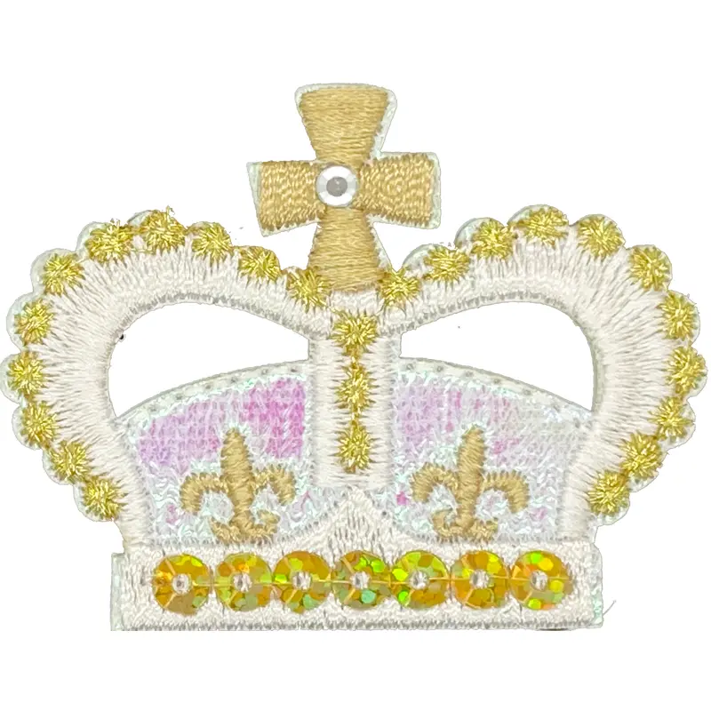 Crown - Gold & Iridescent - Patch