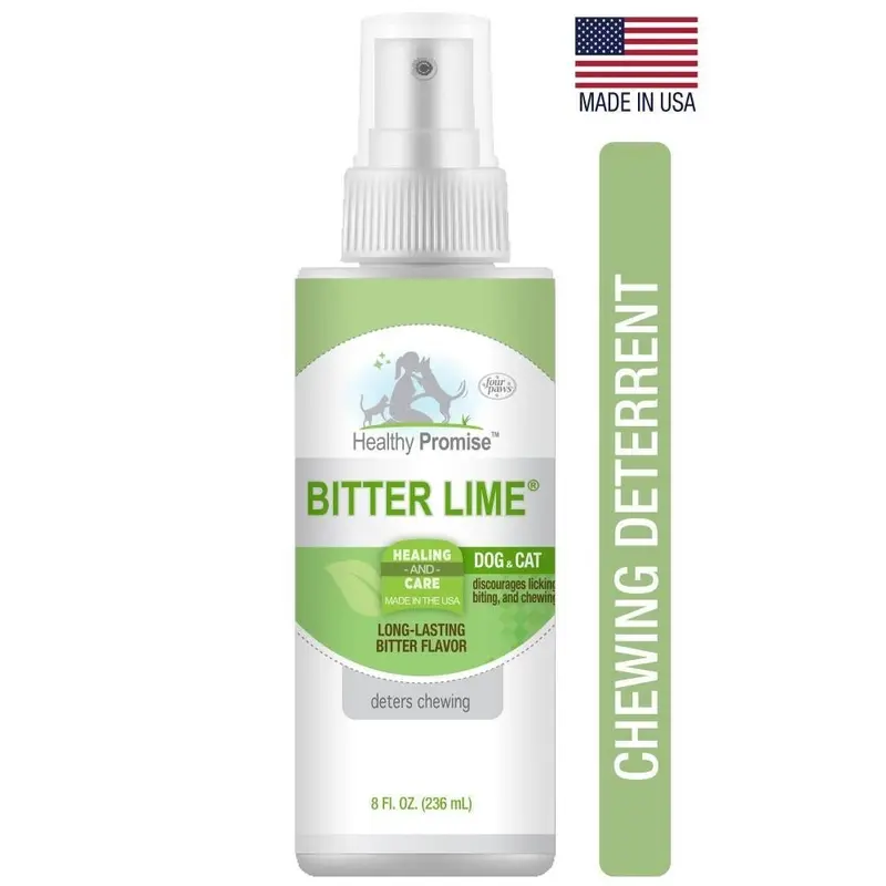 Four Paws Inc Healthy PromiseTM Bitter Lime Pet Chewing Deterrent Spray