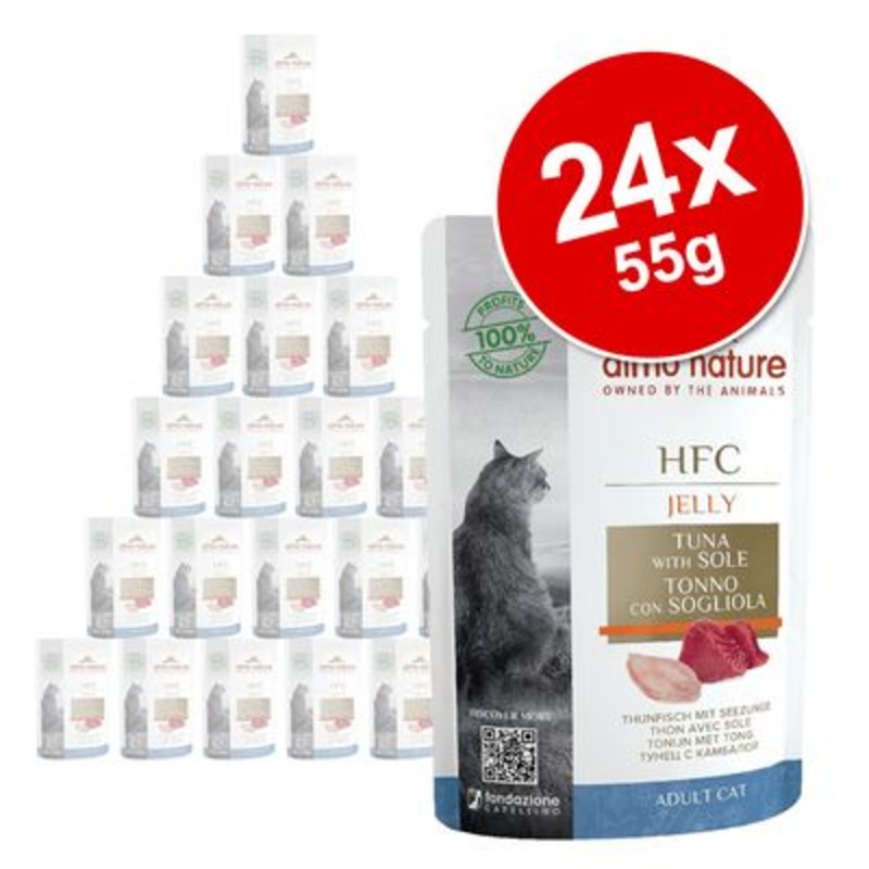 Almo Nature HFC Jelly Pouches Saver Pack 24 x 55g
