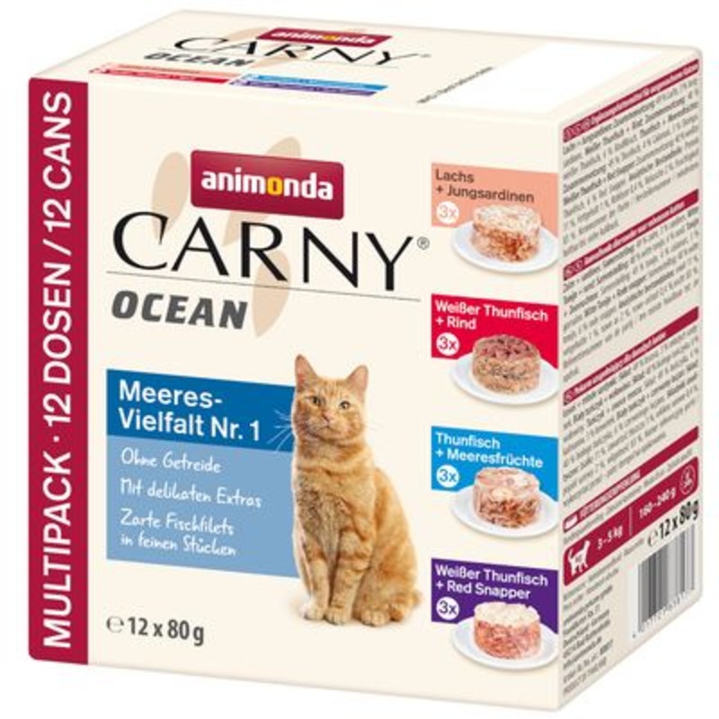 Mixed Megapack animonda Carny Ocean 12 x 80g